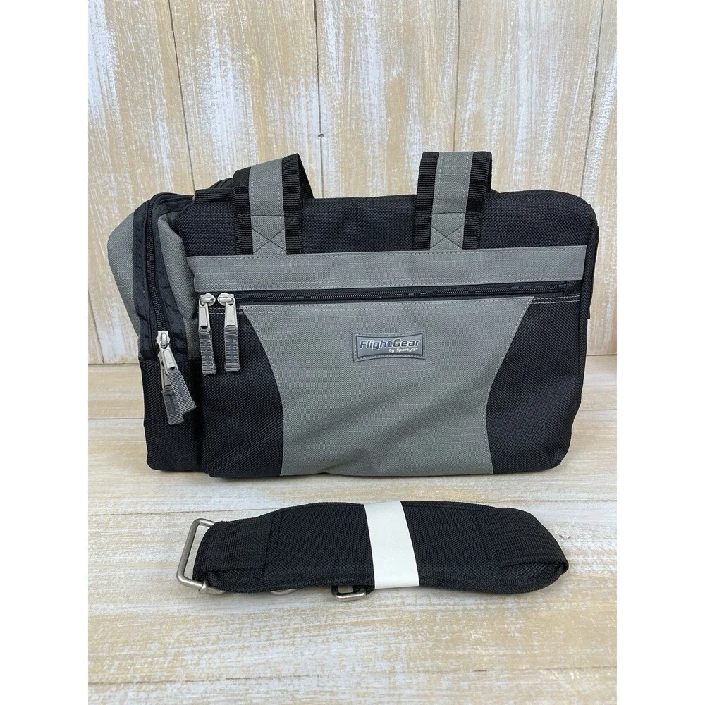 Flight Gear Aviation Flight Duffle Bag by Sporty's 15 x 9 x 10